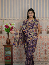 Buy Bandhani Style Saree with Festive Wear 
