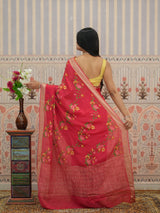 Buy Zari border Saree With Festive Wear