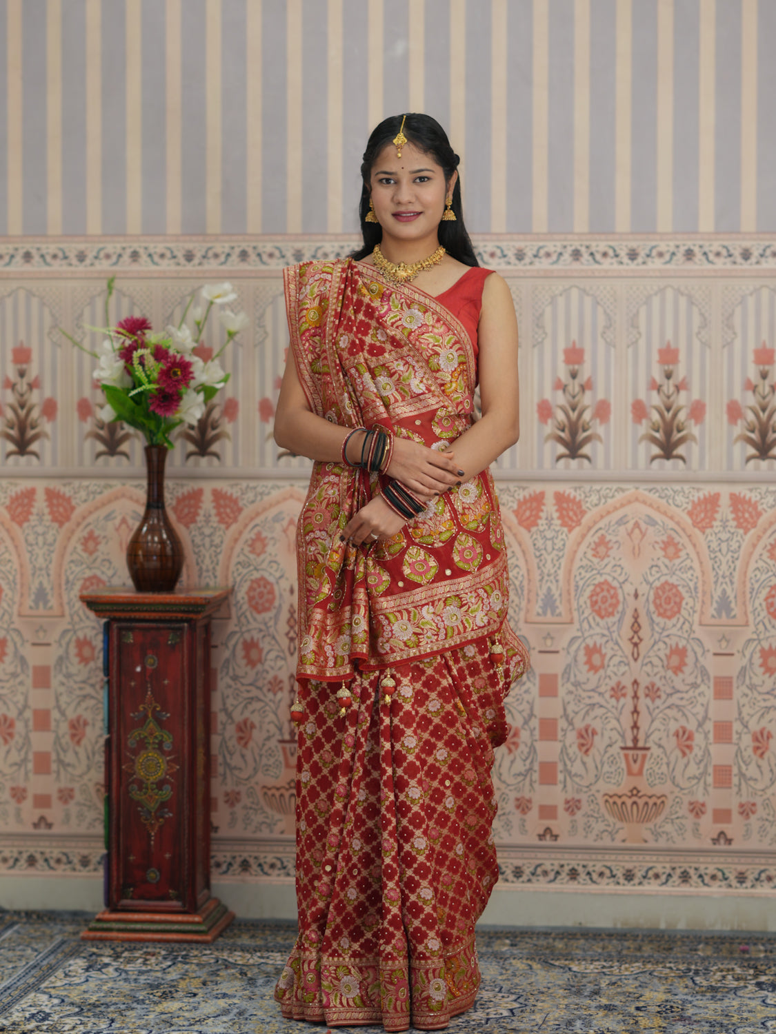 KcPc Pure Georgette Minakari weaving Cut danaWork saree ,MOH