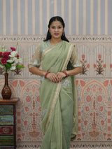 Buy Designer Crush Tissue Silk Blouse Festive Special Kcpc