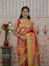 Buy Tussar Silk Saree With Festive Wear Kcpc