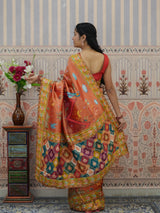 Buy Tussar Silk Saree With Festive Wear Kcpc