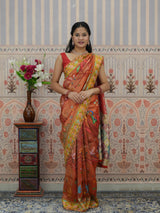 Buy Tussar Silk Saree With Festive Wear Kcpc