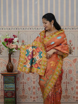 Buy Tussar Silk Saree With Festive Wear Kcpc