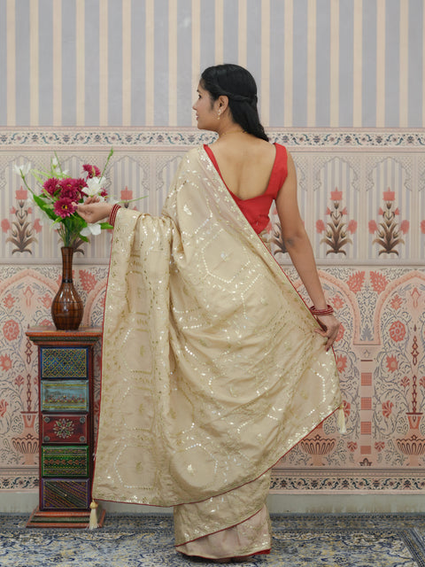 Buy Festive Upada Silk With Traditional Saree Kcpc