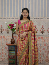 Buy Tussar Silk Saree With Festive Wear Kcpc