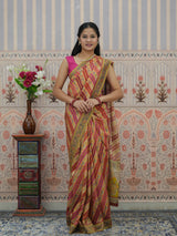 Buy Tussar Silk Saree With Festive Wear Kcpc