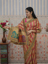 Buy Tussar Silk Saree With Festive Wear Kcpc