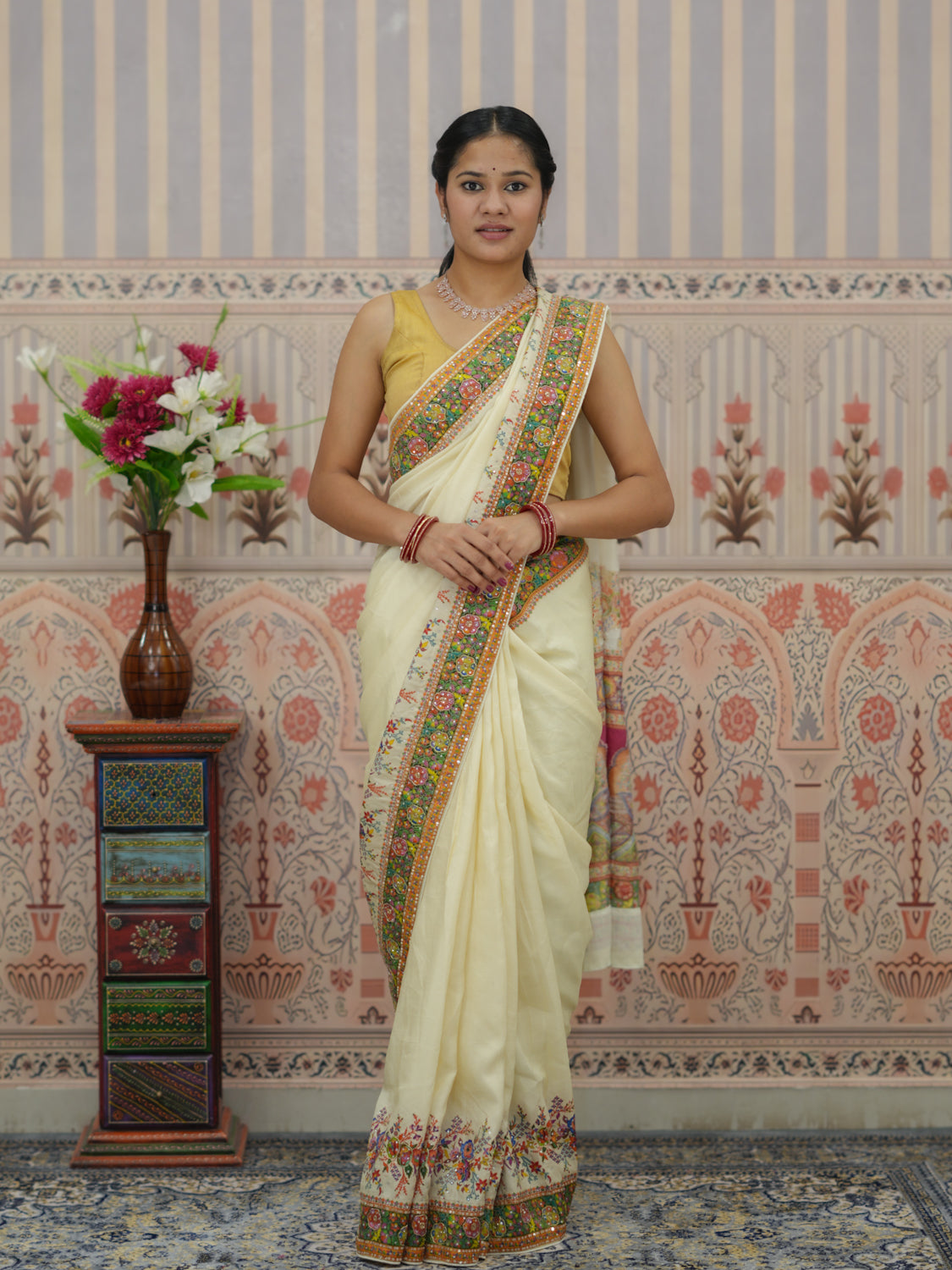 Buy Festive Wear Moonga Silk Bandhani Saree Kcpc