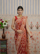 Buy New Traditional Banarasi Pattern Saree With Festive Wear KcPc