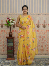 Buy Printed Saree for Everyday Casual Wear KCPC