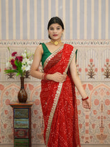 Buy Festive Special Georgette Bandhani Saree Kcpc 