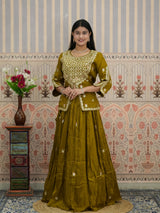 Buy H O Silk Lehenga With Designer Style Kcpc 