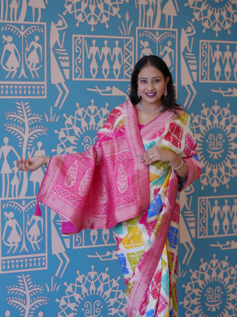 Buy Elegant Digital Style Saree With Festive Wear KcPc