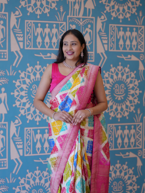 Buy Elegant Digital Style Saree With Festive Wear KcPc