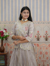 KcPc Festive Wear HO Silk Designer Lehenga with Gota Patti WorkMEG