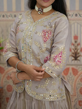 KcPc Festive Wear HO Silk Designer Lehenga with Gota Patti WorkMEG