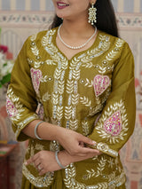 KcPc Stylish Indo-Western Lehenga in HO Silk with Designer Look MEG