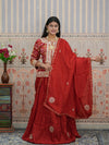 KcPc Royal Look Gaji Silk Indo Western for Festive Wear with Gota Patti WorkMEG
