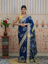 KcPc New Pure Gaji Silk Bandhani Ghatchola Gotapatti Saree AMT Morkanti