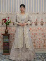 BuyHO Silk Lehenga with Gota Patti Work KcPc 