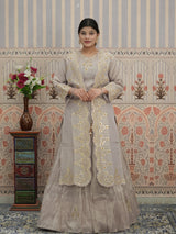 BuyHO Silk Lehenga with Gota Patti Work KcPc 