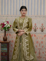 BuyHO Silk Lehenga with Gota Patti Work KcPc 