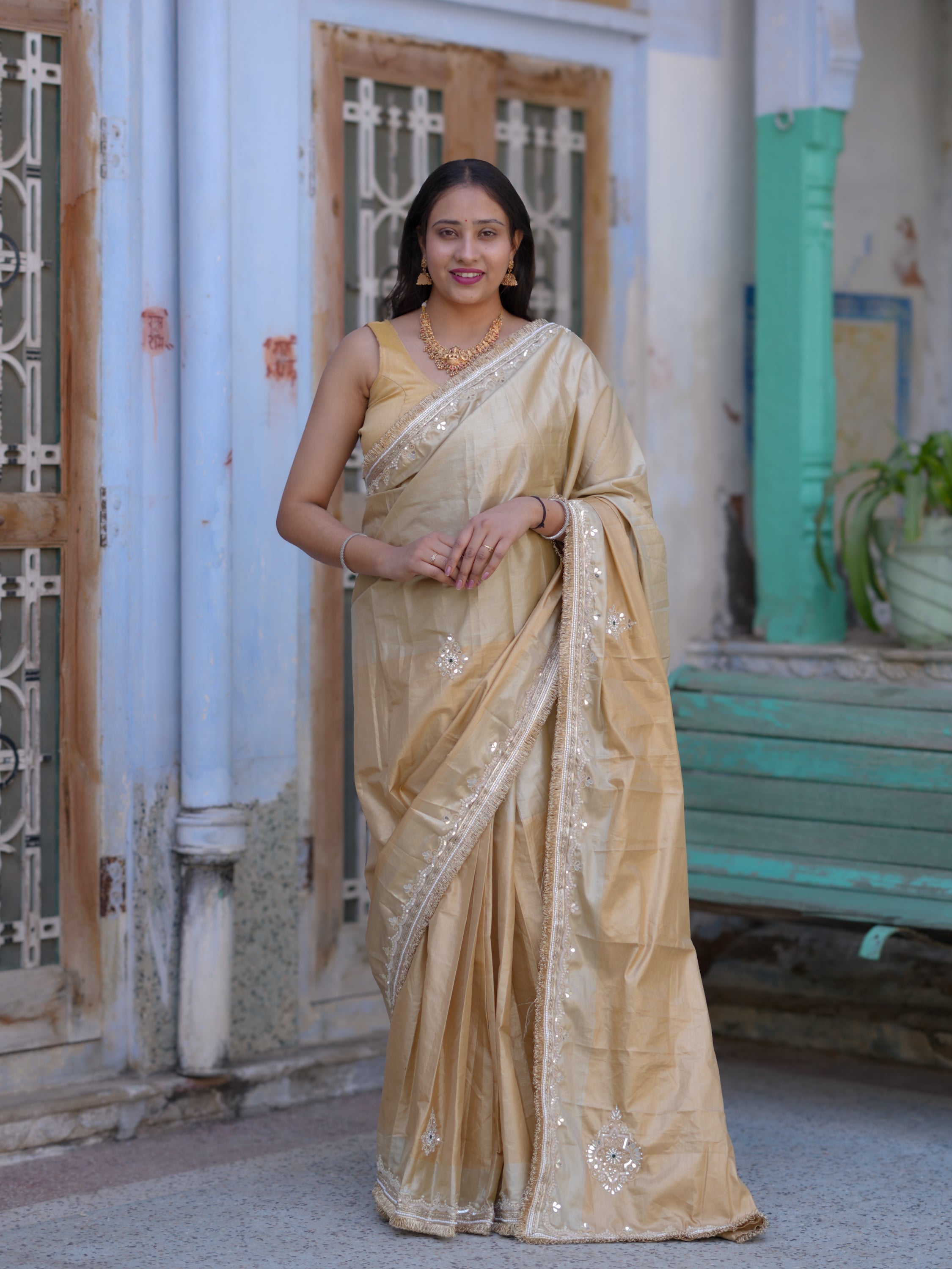 Buy New Elegant Traditional Saree with Festive Wear KcPc Image 1