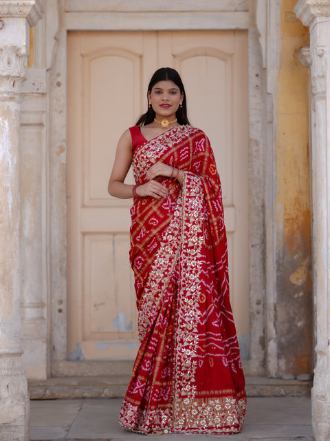 Buy Premium Saree  Traditional Gotapatti Collection KcPc 1