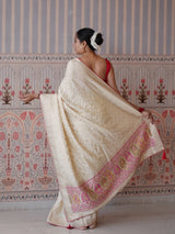 Buy Banarasi Pattern Saree With Dola Silk KcPc Image 5