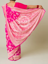 KcPc Pure Khaddi Georgette Waterzari Sarees Handloom Banarasi Weaving SareeRani
