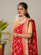 By Pure Khaddi Georgette Lehenga With Traditional Wear