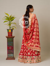 By Pure Khaddi Georgette Lehenga With Traditional Wear