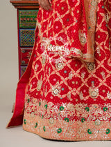 By Pure Khaddi Georgette Lehenga With Traditional Wear