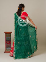 By Jaipuri Bandhani Lehenga With Traditional Wear