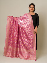 KcPc Pure Upada Banarasi Bandhej Ghatchola Dupatta Pyazi
