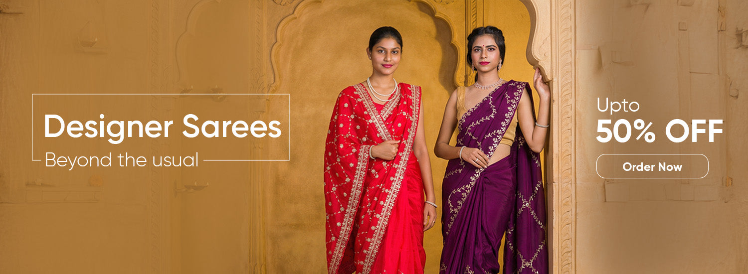 Buy Designer Saree Online Upto 50% Off | KCPC
