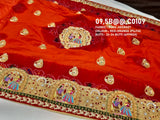Heavy Rajasthani Traditional Chunri Piliya Odhna Or Kc (Pure Georgette Fabric) Pila