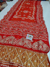 Pure Gaji Silk Bandhani Heavy Gotapatti Work Saree With Blouse Saree
