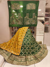Pure Banarasi Dola Silk With Jaipuri Dai With Zari Work Lehenga Bitu Nr Wine Cream