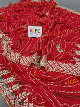 Marwadi Chunri saree for wedding and festival 