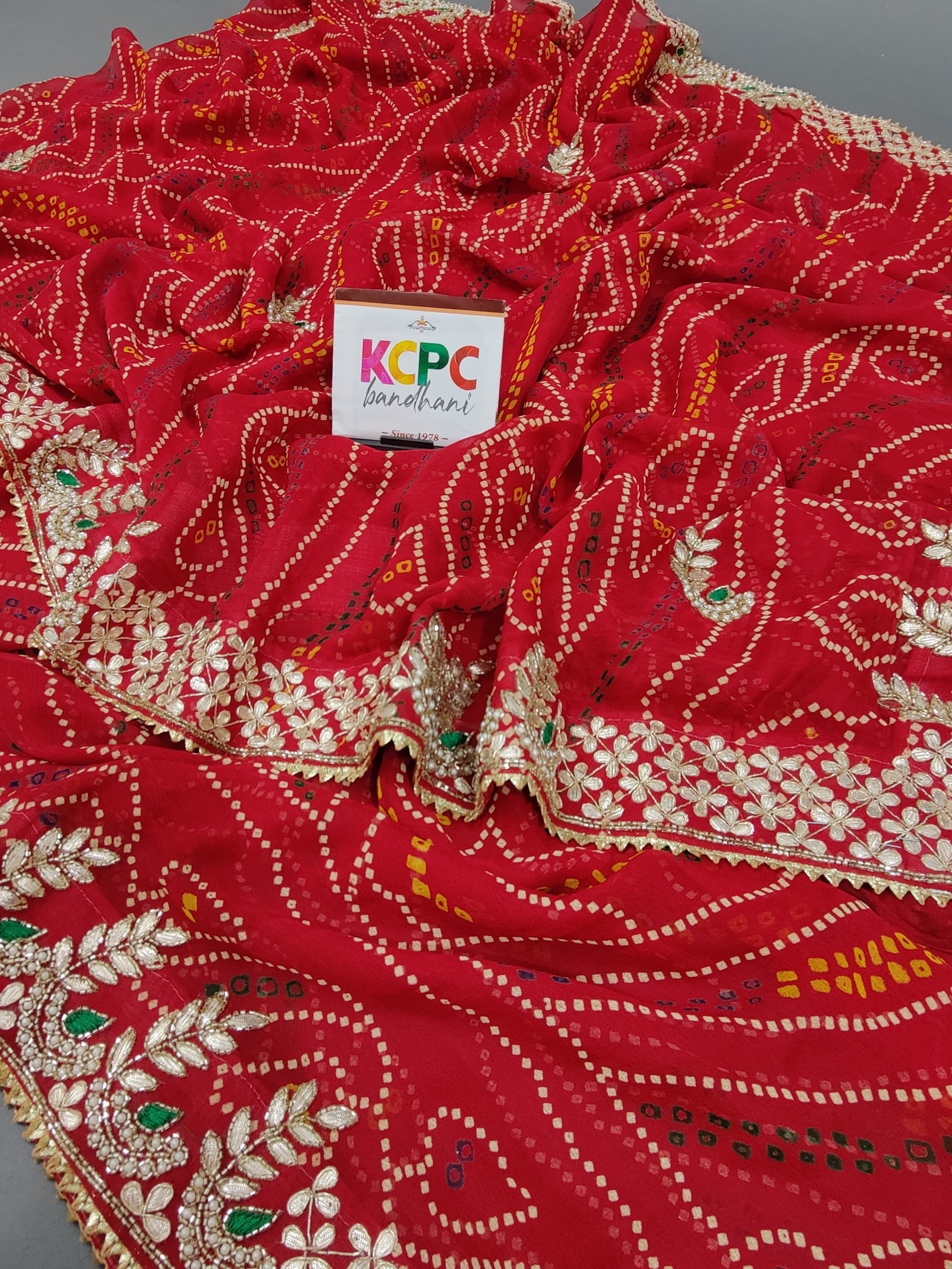 Marwadi Chunri saree for wedding and festival 