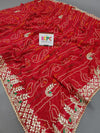 Marwadi Chunri saree for wedding and festival 