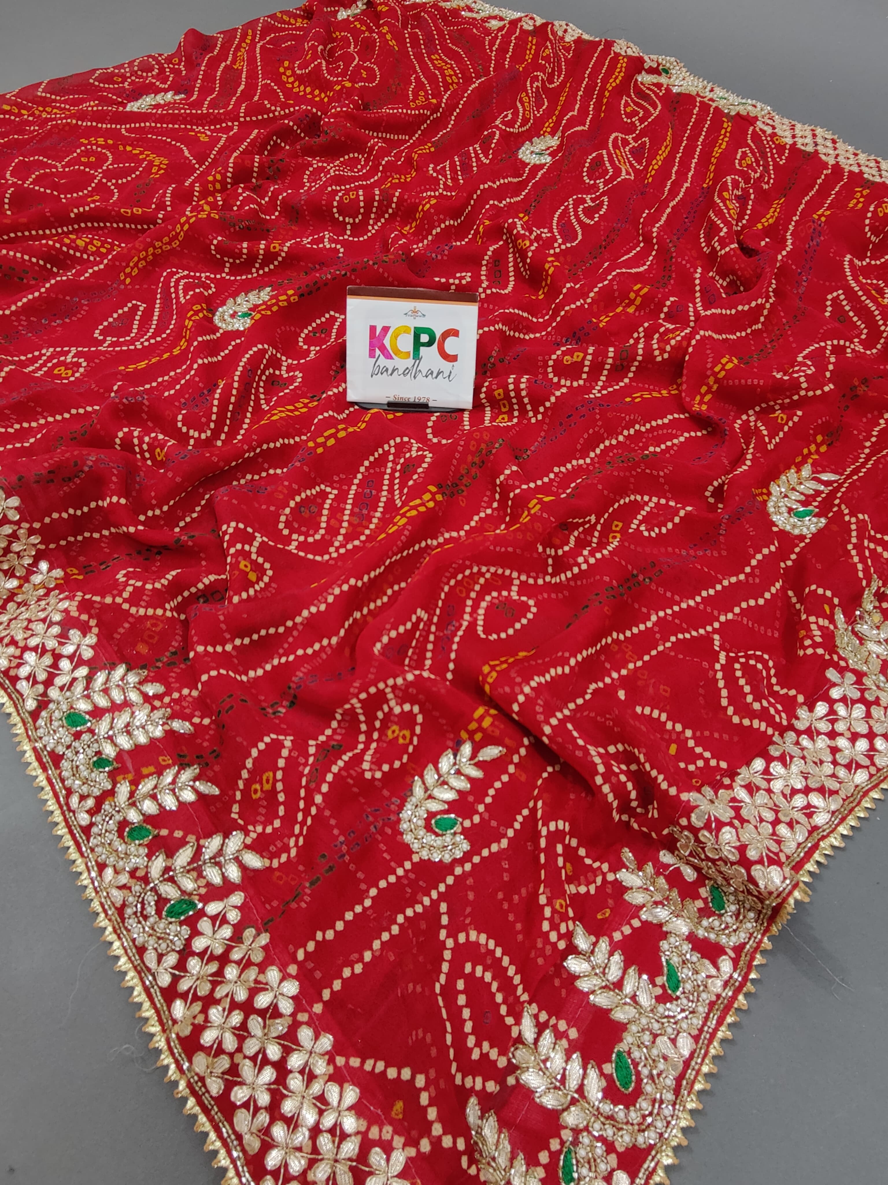Marwadi Chunri saree for wedding and festival 
