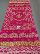 KcPc Latest Arrival Pure Gaji Silk Bandhani Raidana Gotapatti Work Chandokhani Dupatta