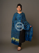 KcPc Latest Trending Bandhani Modal Silk Lagdi Patta Dupatta Morkanti
