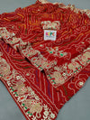 Ojariya saree Zardoji Handwork With Gotapatti design 
