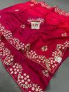 Jaipuri Style saree with gotapatti handwork 