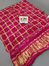 KcPc Designer Gaji Silk Bandhani Ghatchola Modal Dupatta Rani