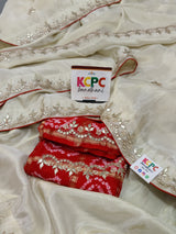 Pure Tissue saree in unique design gotapati work